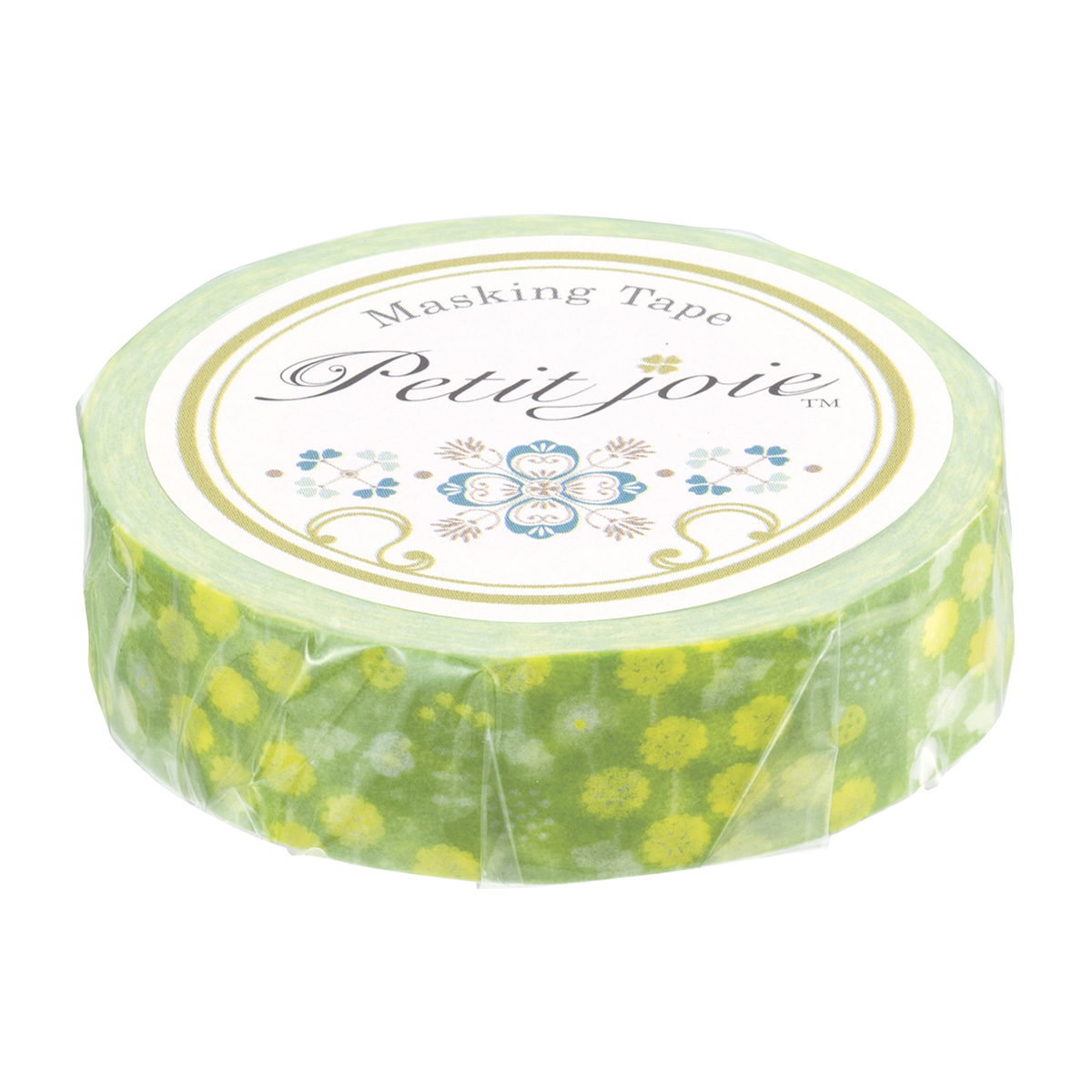 ニチバン　プチジョアマスキングテープ　たんぽぽとてんとう虫柄