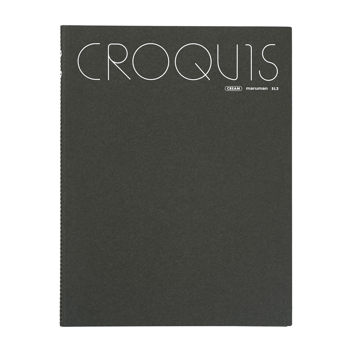 マルマン　クロッキーブック　クリームコットン紙３５６×２６８ｍｍ　カラーアソートＳＬ２　６５枚