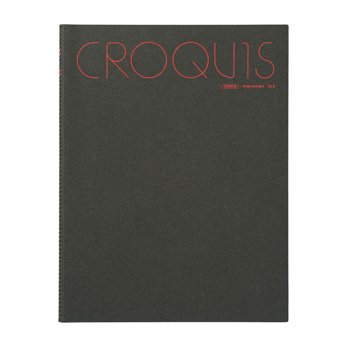 マルマン　クロッキーブック　クリームコットン紙３５６×２６８ｍｍ　カラーアソートＳＬ２　６５枚