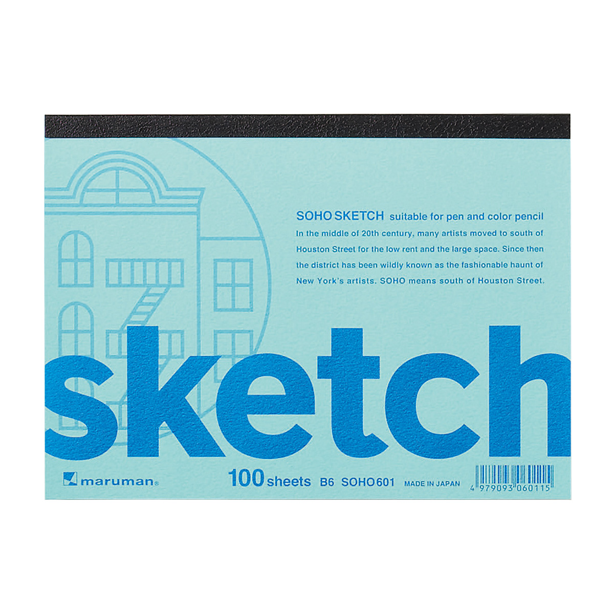 マルマン　画用紙　Ｂ６スケッチパッドＳＯＨＯ　　１００枚