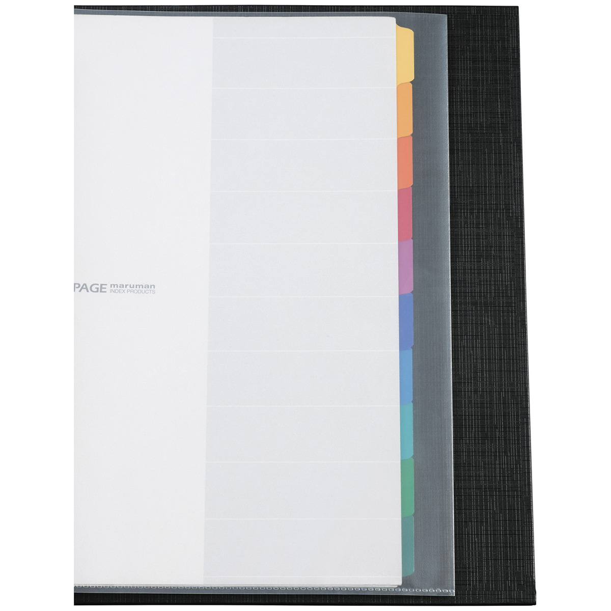 マルマン　Ａ４　ラミタブ見出し　幅広１０山　１０枚