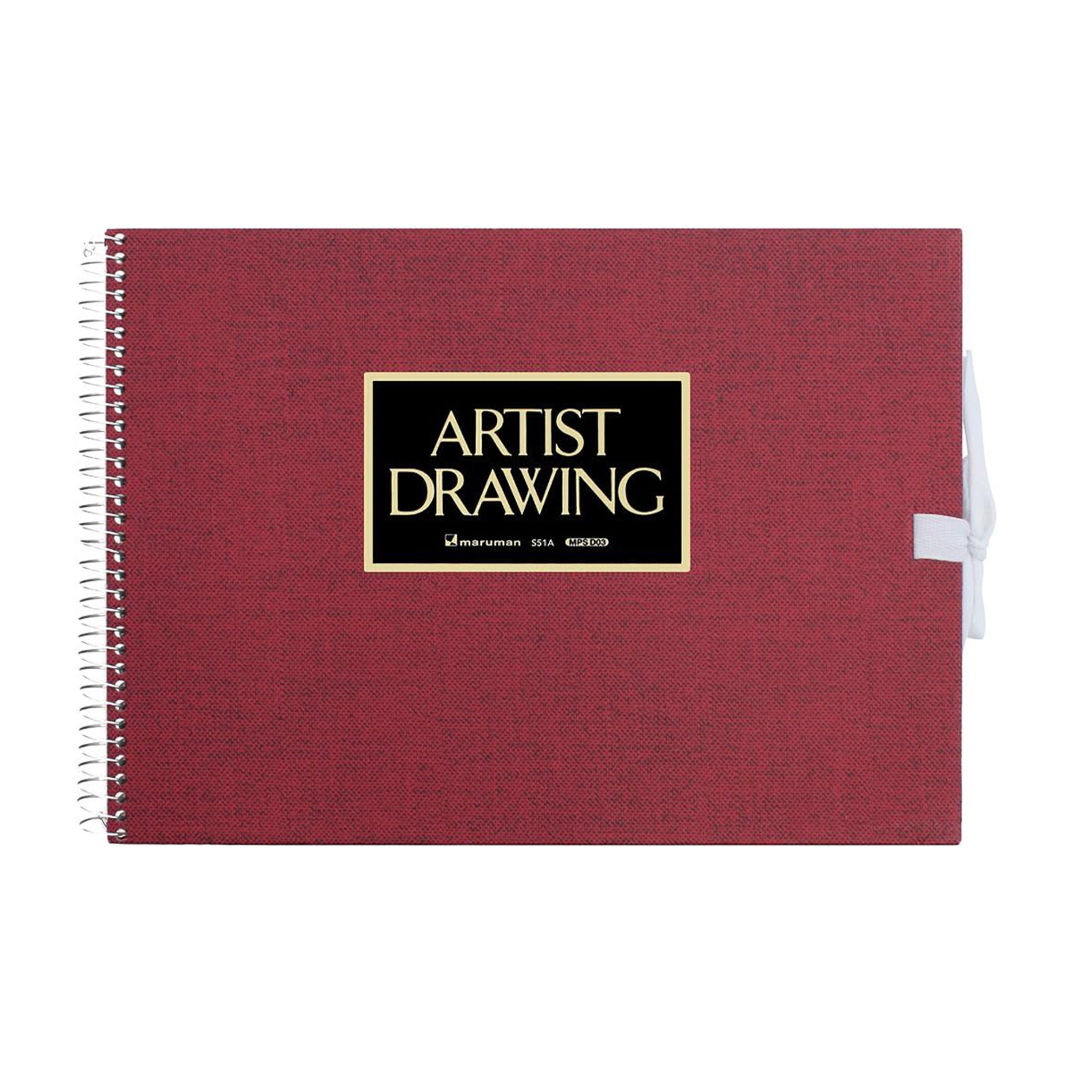 マルマン　スケッチブック　アーチストメダリオン　Ｆ１　　レッド２０枚