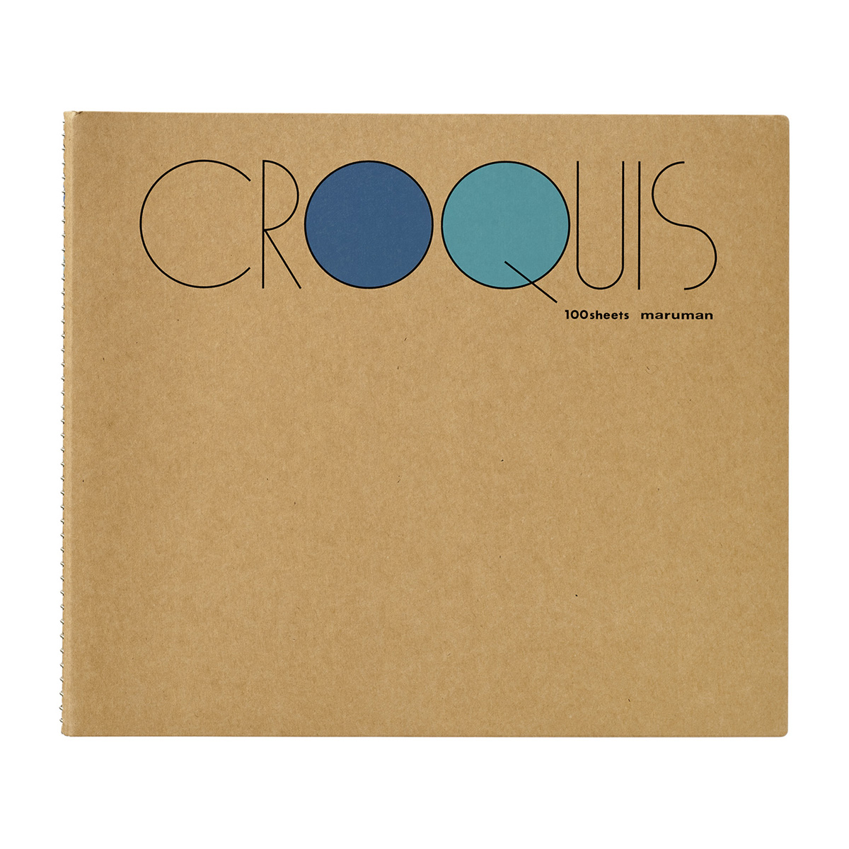 マルマン　クロッキーブック　白クロッキー２１２×２４２　　ブルー１００枚