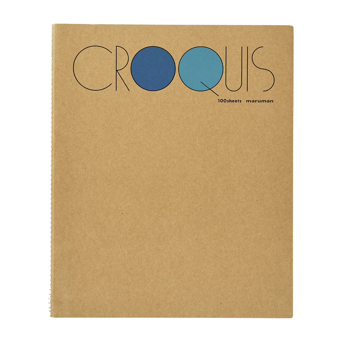 マルマン　クロッキーブック　白クロッキー３０２×２４２　　ブルー１００枚