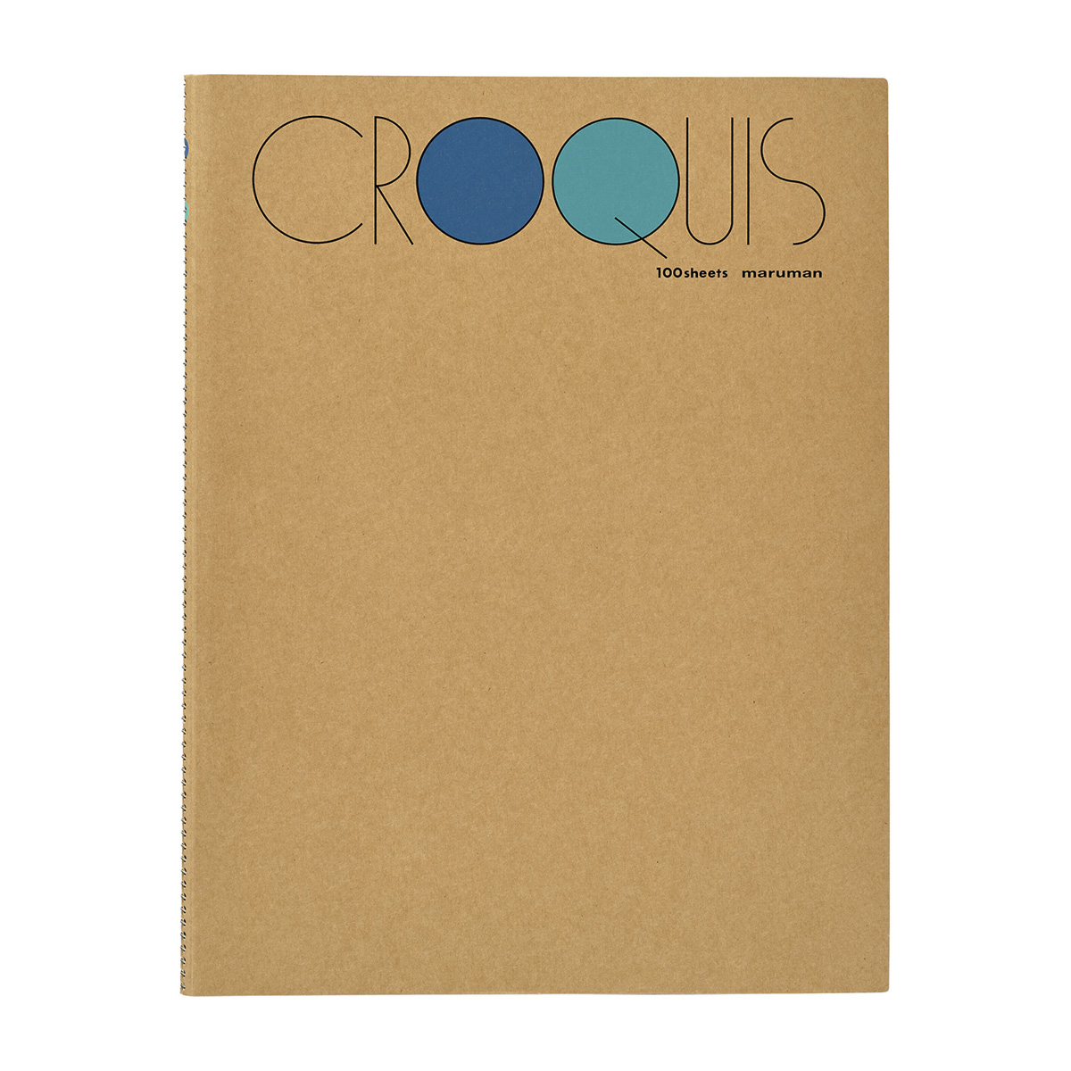 マルマン　クロッキーブック　白クロッキー３５６×２６８　　ブルー１００枚