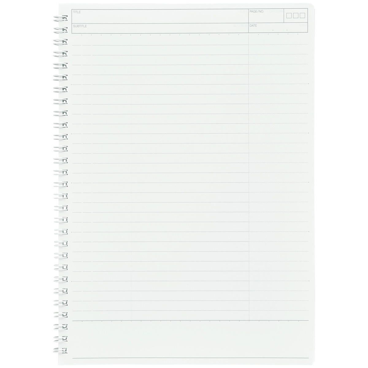 マルマン　Ｂ５ノート　スマートレビュー７ｍｍ復習罫　　ライトピンク４０枚