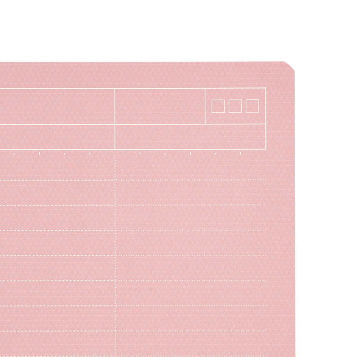 マルマン　Ｂ５ノート　スマートレビュー７ｍｍ復習罫　　ライトピンク４０枚