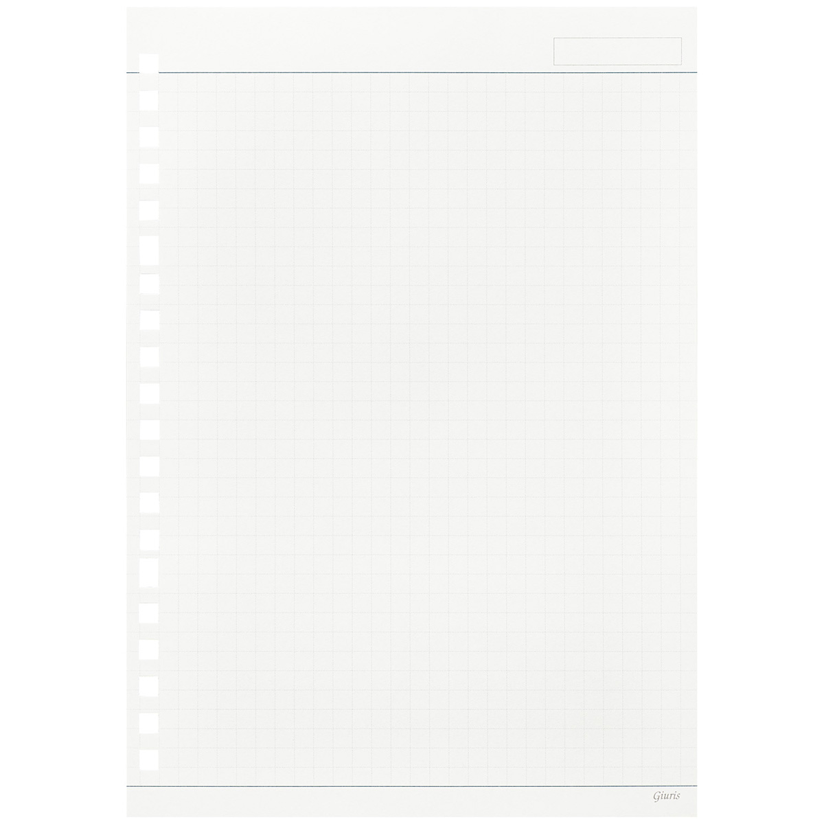 マルマン　Ａ５ルーズリーフ　５ｍｍ方眼罫　ジウリス　５０枚