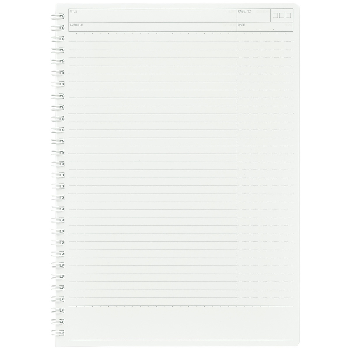 マルマン　Ｂ５ノート　スマートレビュー６ｍｍ復習罫　　ライトブルー　４０枚