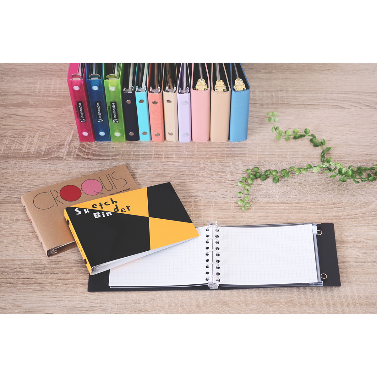 マルマン　ミニサイズ　ルーズリーフ　６ｍｍ罫　１００枚