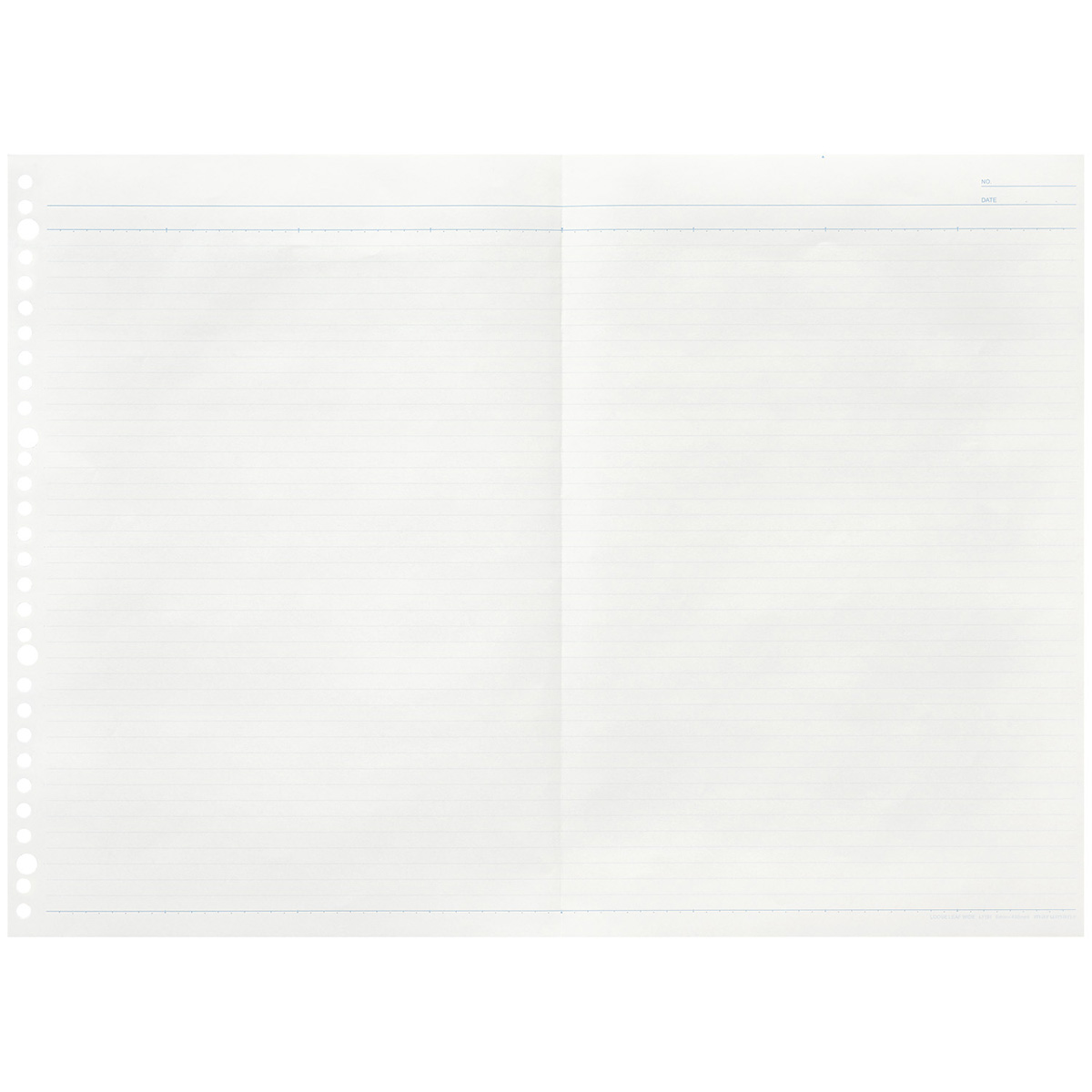 マルマン　Ａ４　ルーズリーフ　ワイド　６ｍｍ罫　１５枚