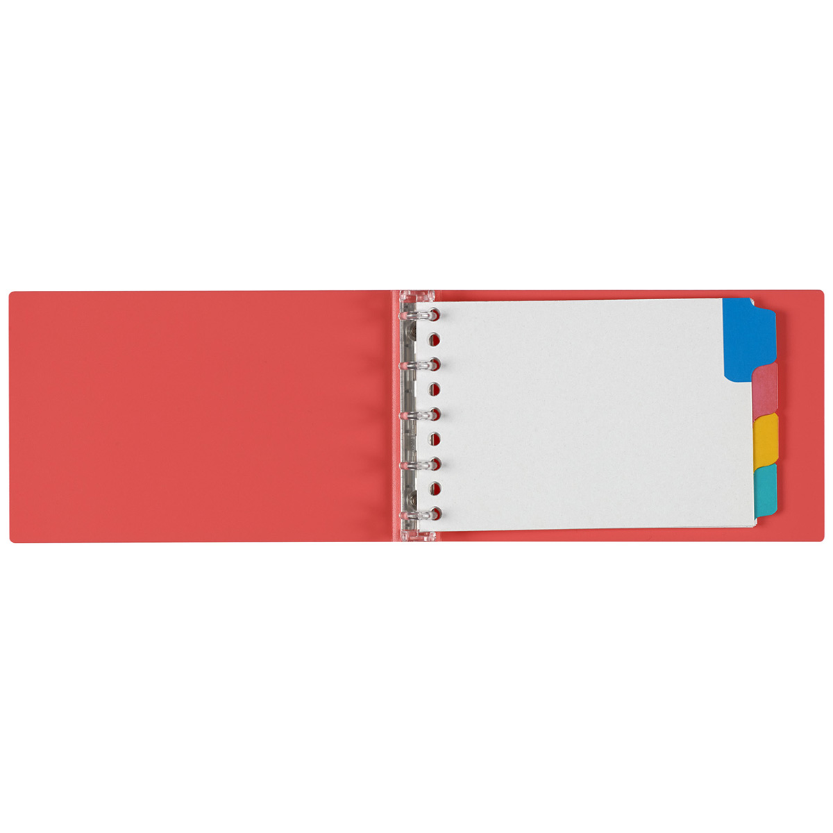 マルマン　Ｂ７Ｅ　ラミタブ見出し　無地４山　４枚