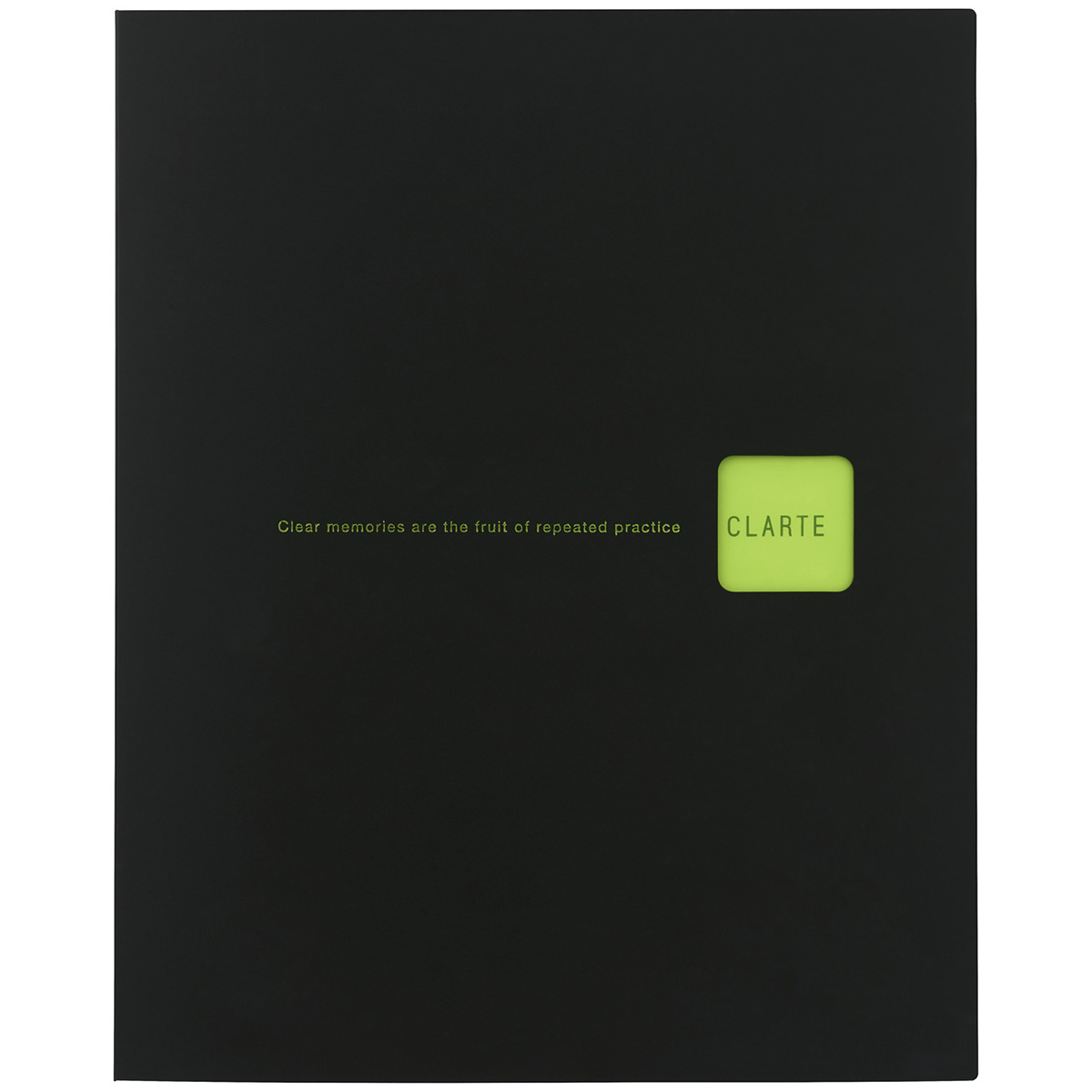 マルマン　ルーズリーフバインダー　クラルテ　グリーン　Ｂ５