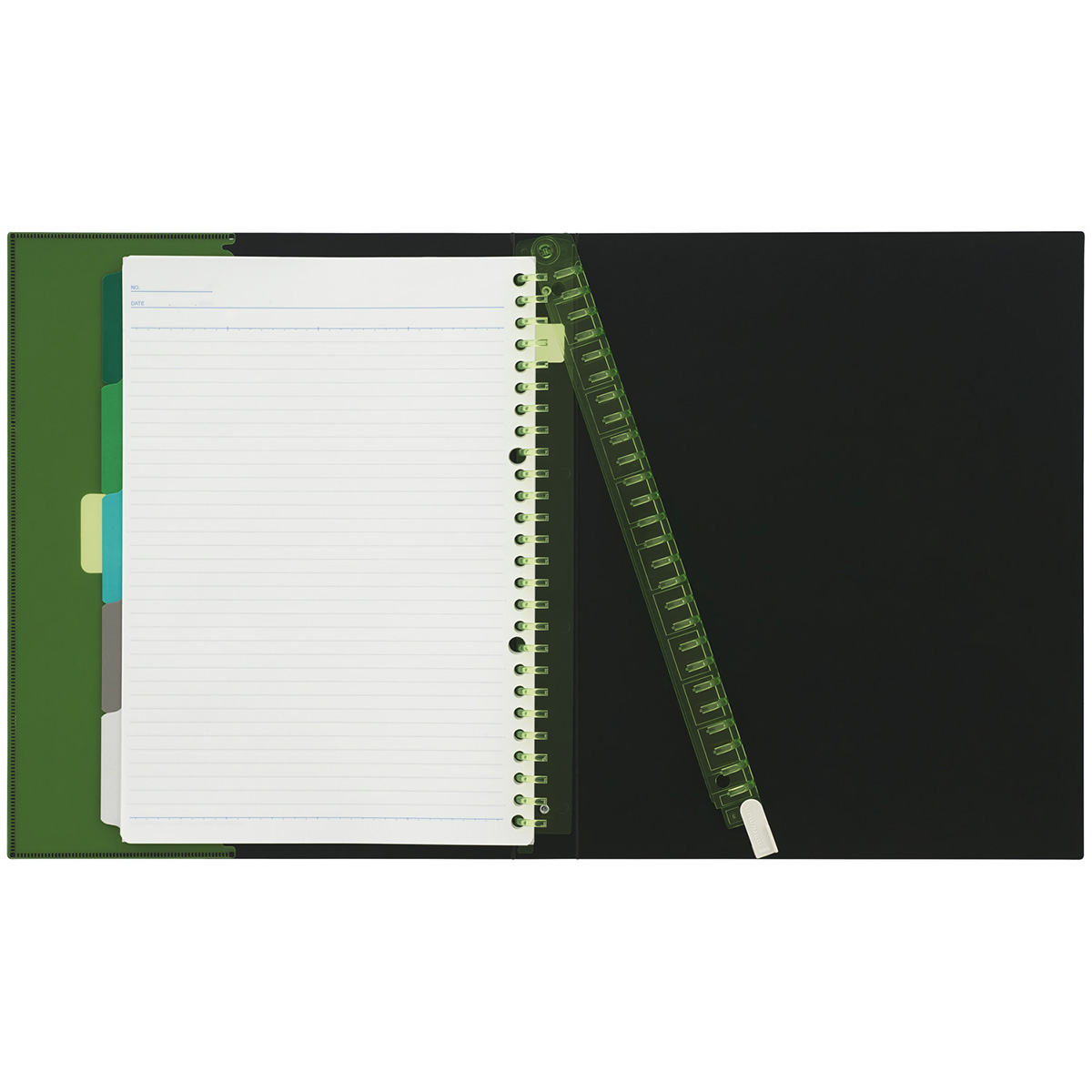 マルマン　ルーズリーフバインダー　クラルテ　グリーン　Ｂ５