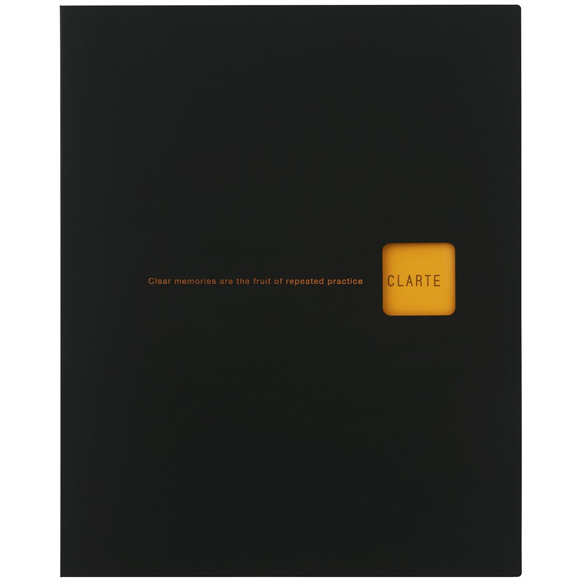 マルマン　ルーズリーフバインダー　クラルテ　オレンジ　Ｂ５