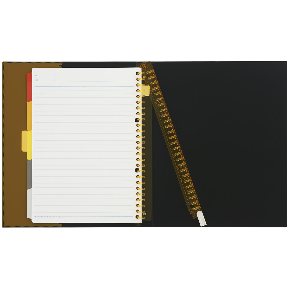 マルマン　ルーズリーフバインダー　クラルテ　オレンジ　Ｂ５