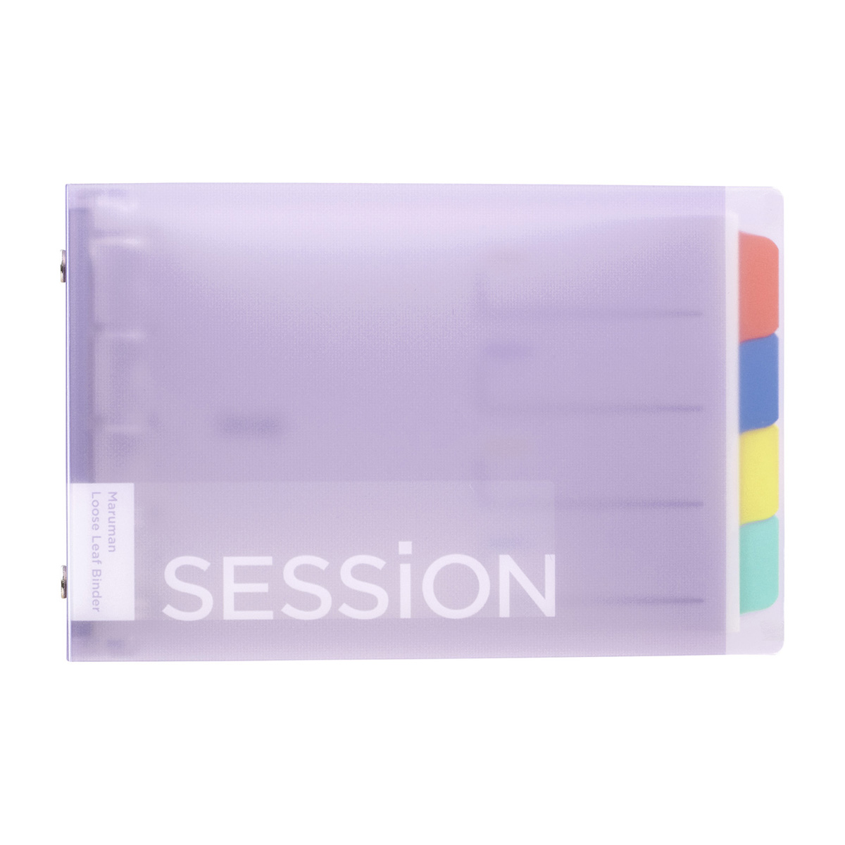 マルマン　ミニサイズ　バインダー　セッション　ライトパープル