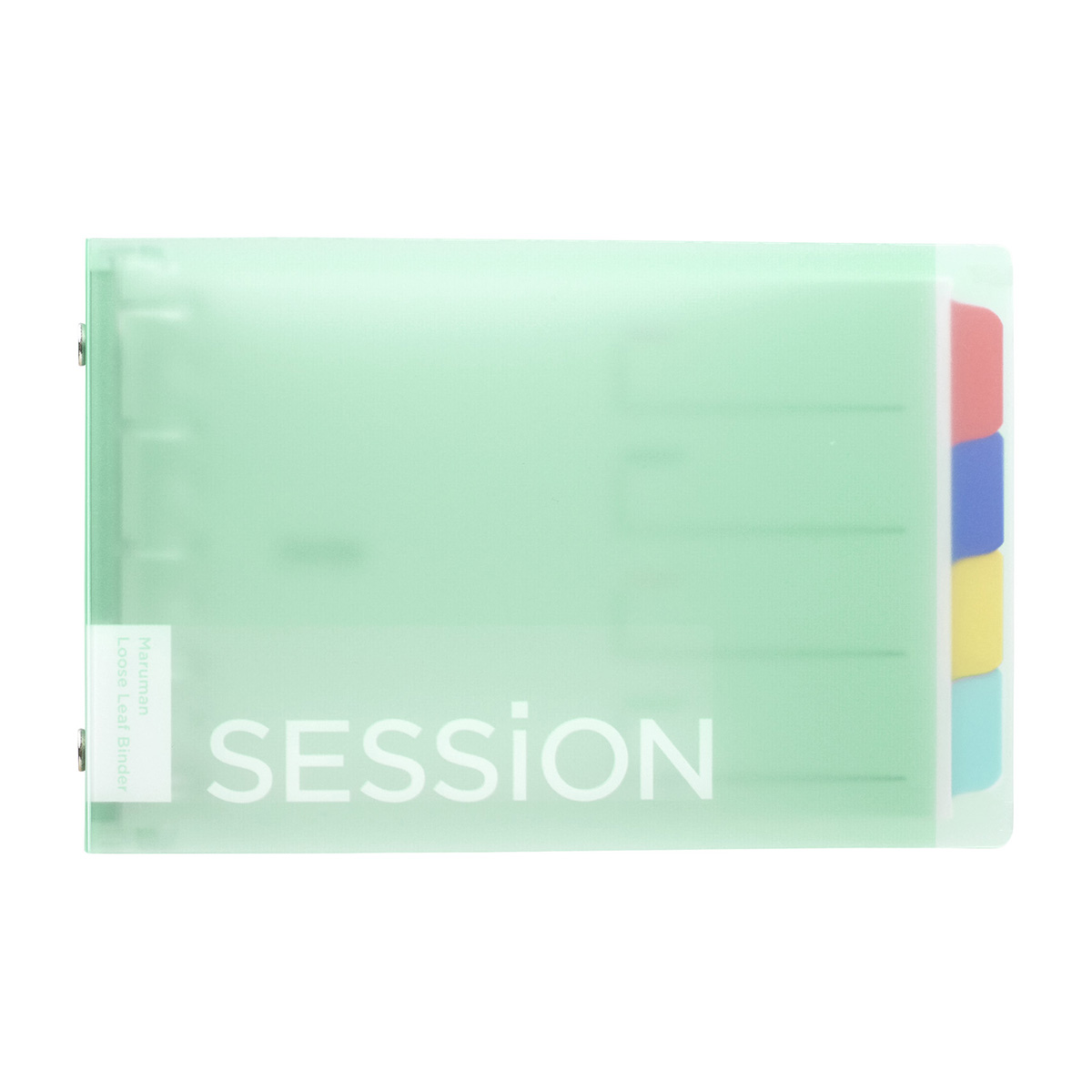 マルマン　ミニサイズ　バインダー　セッション　ミントグリーン