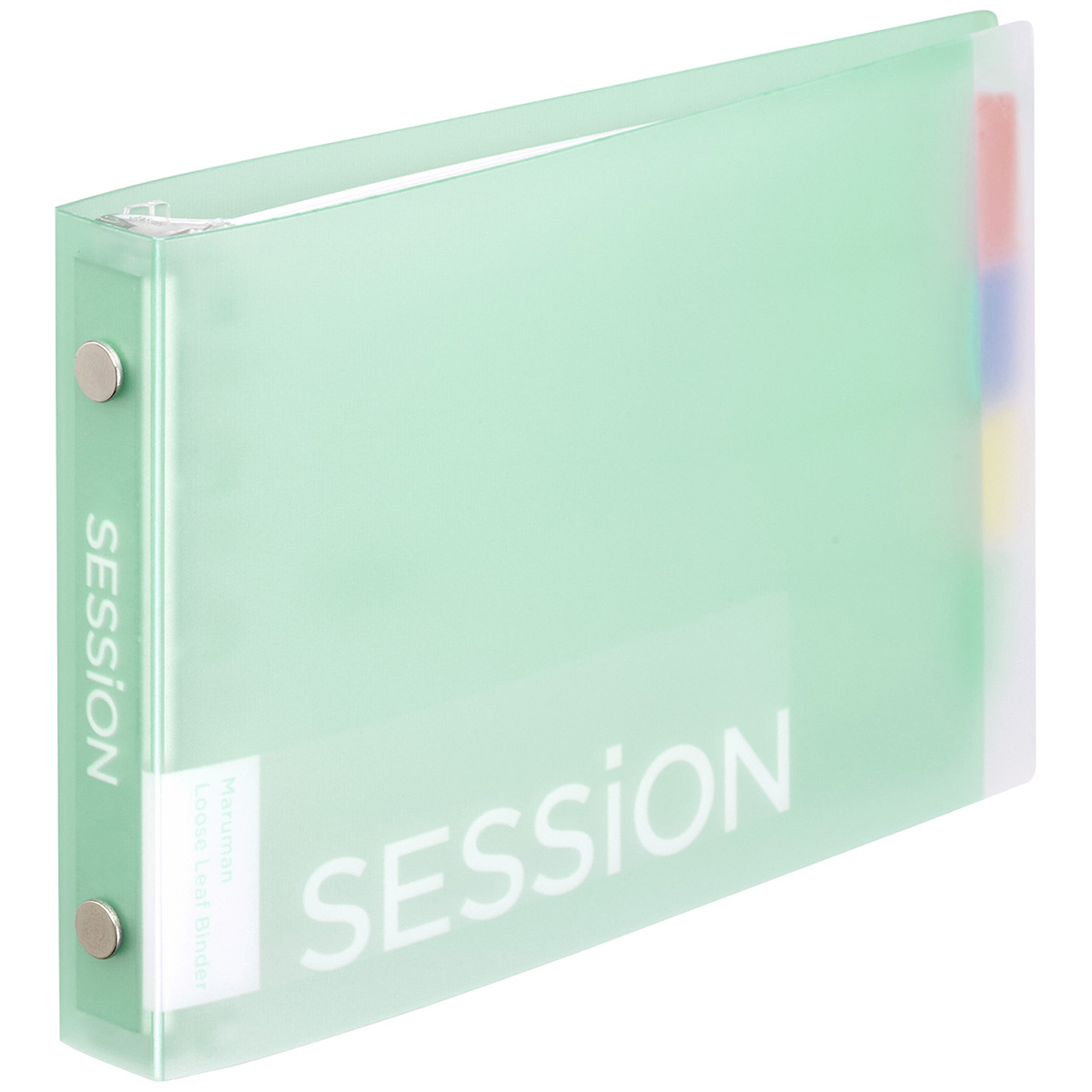 マルマン　ミニサイズ　バインダー　セッション　ミントグリーン