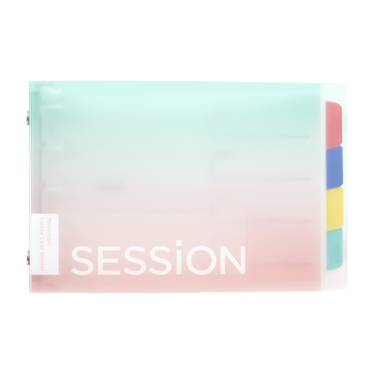 マルマン　ミニサイズ　バインダー　セッション　グラデーション