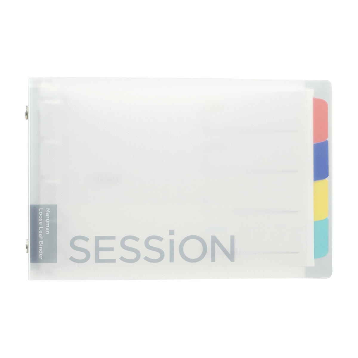 マルマン　ミニサイズ　バインダー　セッション　クリア