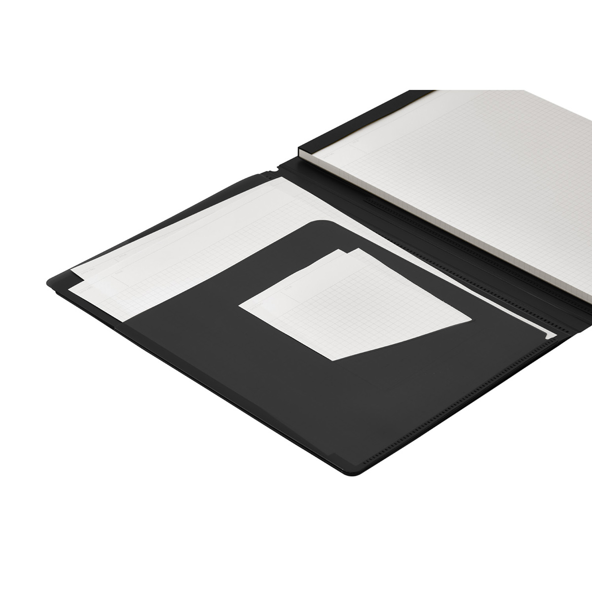 マルマン　Ａ４　ノートパッド＆ホルダー　ニーモシネ　５mm方眼　７０枚