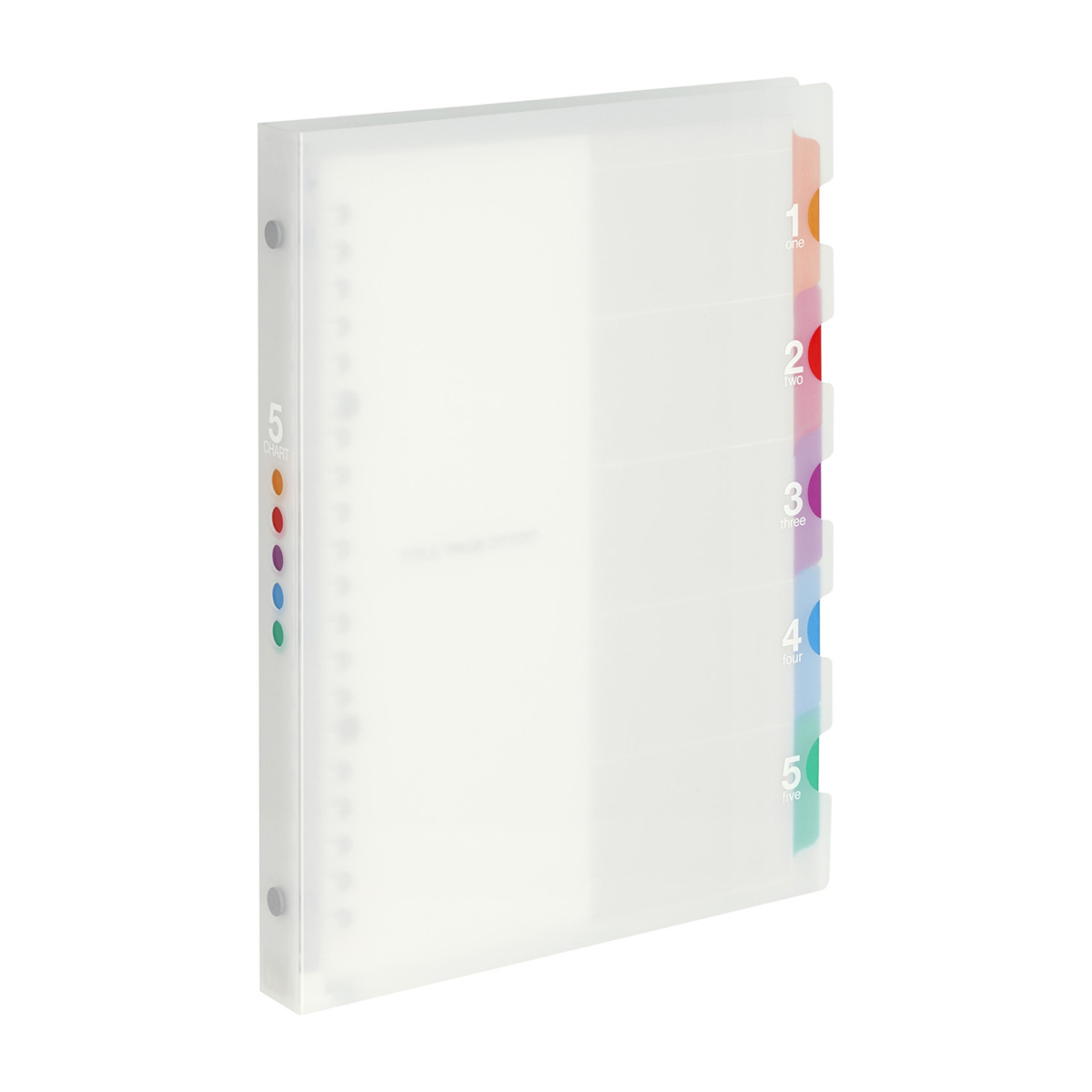 マルマン　Ａ５　バインダー　ファイブチャートクリア　