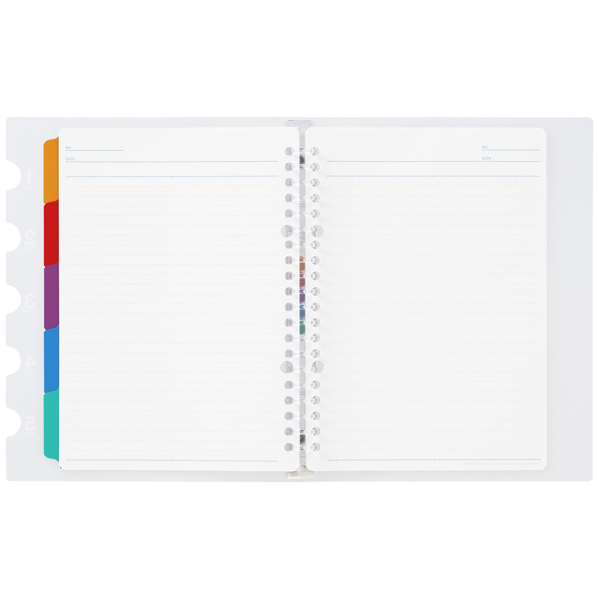 マルマン　Ａ５　バインダー　ファイブチャートクリア　