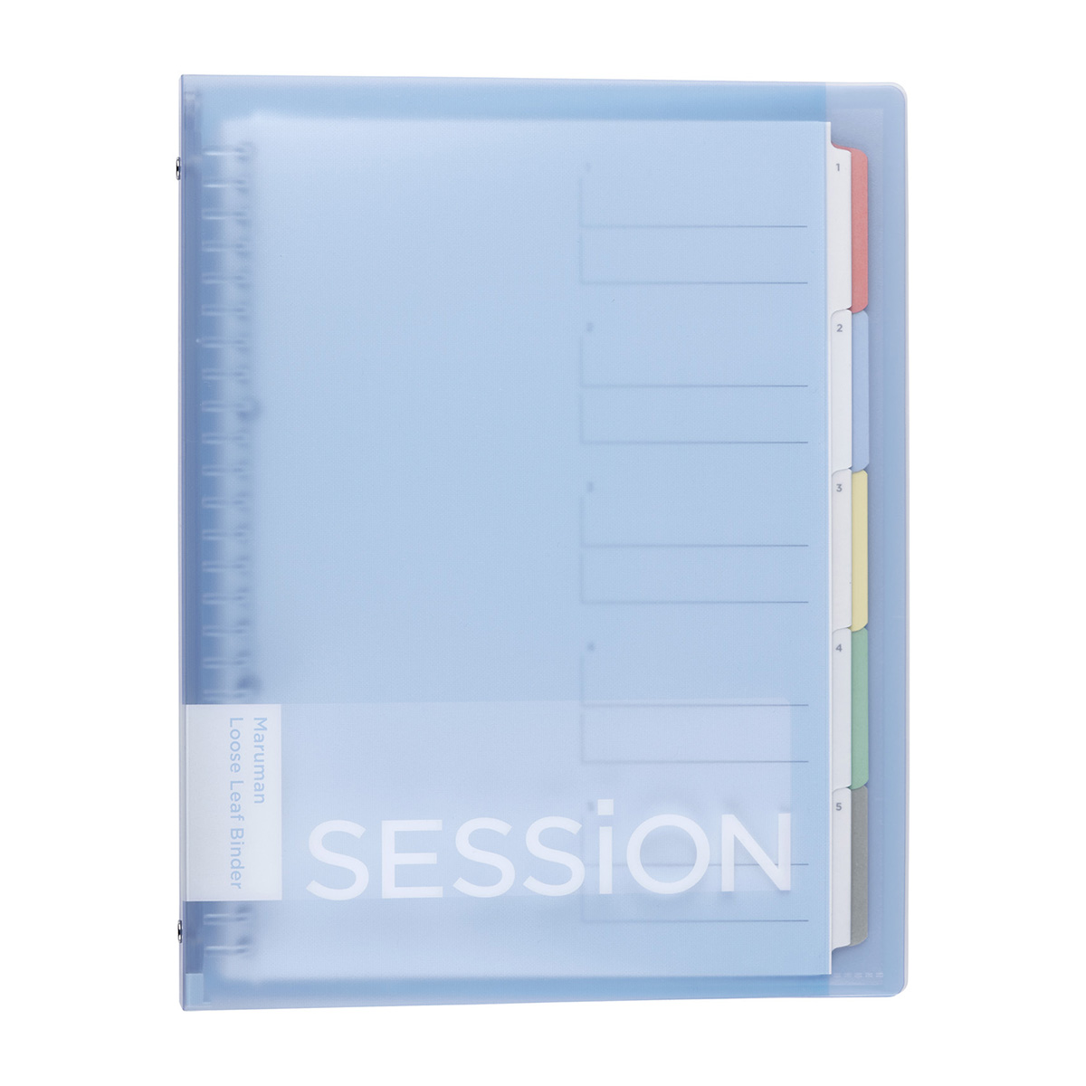 マルマン　Ｂ５　バインダー　セッション　ＬブルーＡ