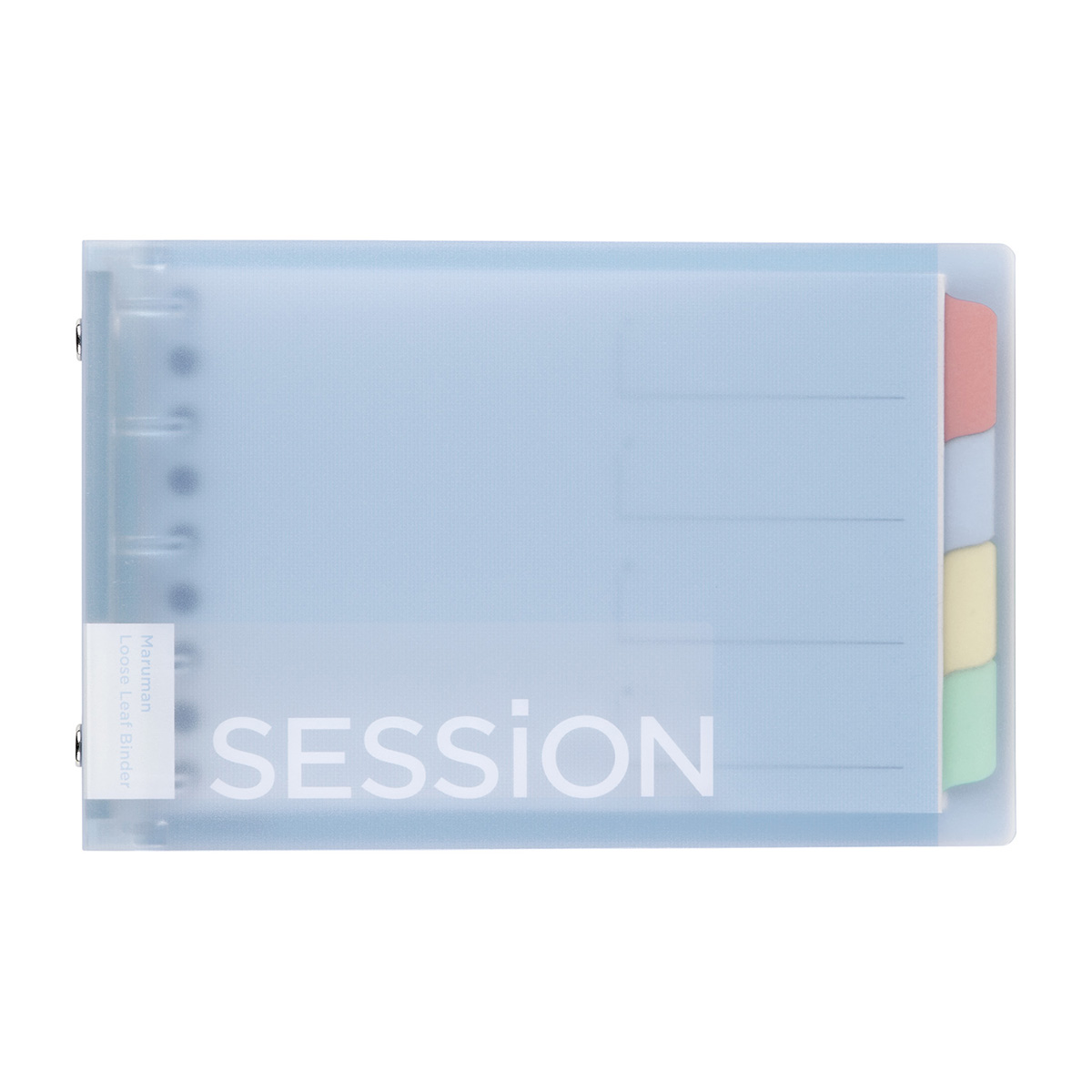 マルマン　ミニサイズ　バインダー　セッション　ライトブルーそらいろ