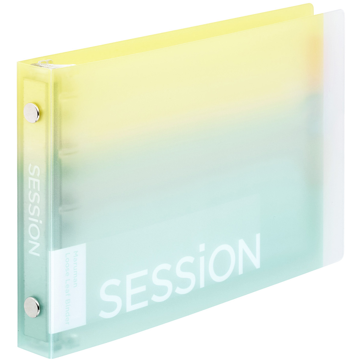 マルマン　ミニサイズ　バインダー　セッション　グラデーション レモンソーダ