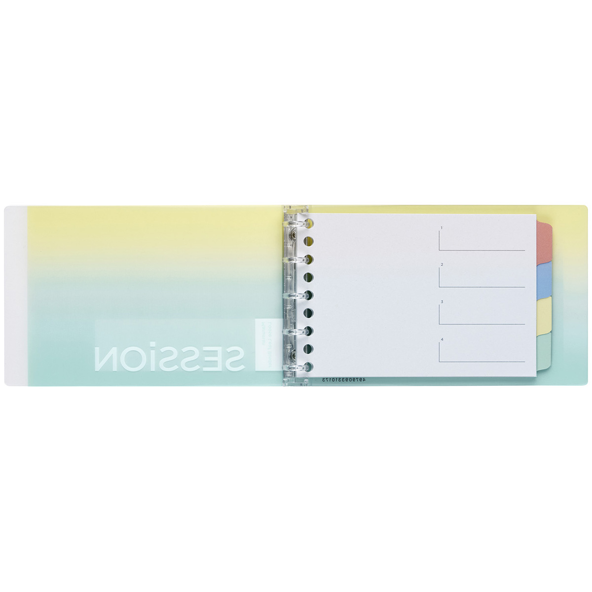 マルマン　ミニサイズ　バインダー　セッション　グラデーション レモンソーダ