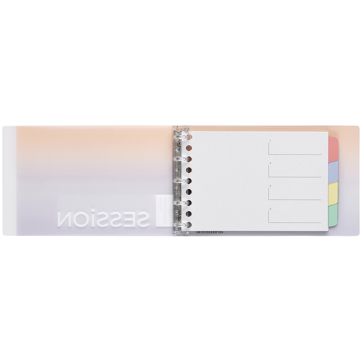 マルマン　ミニサイズ　バインダー　セッション　グラデーション ゆうやけ