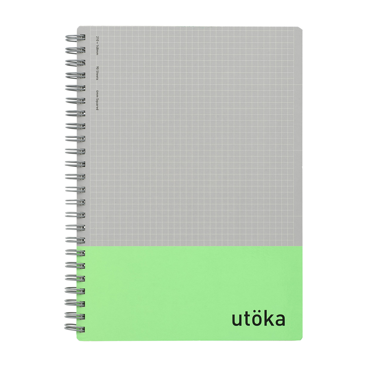 マルマン　Ａ５　ノート　ウトカ　ライトグリーン９０枚