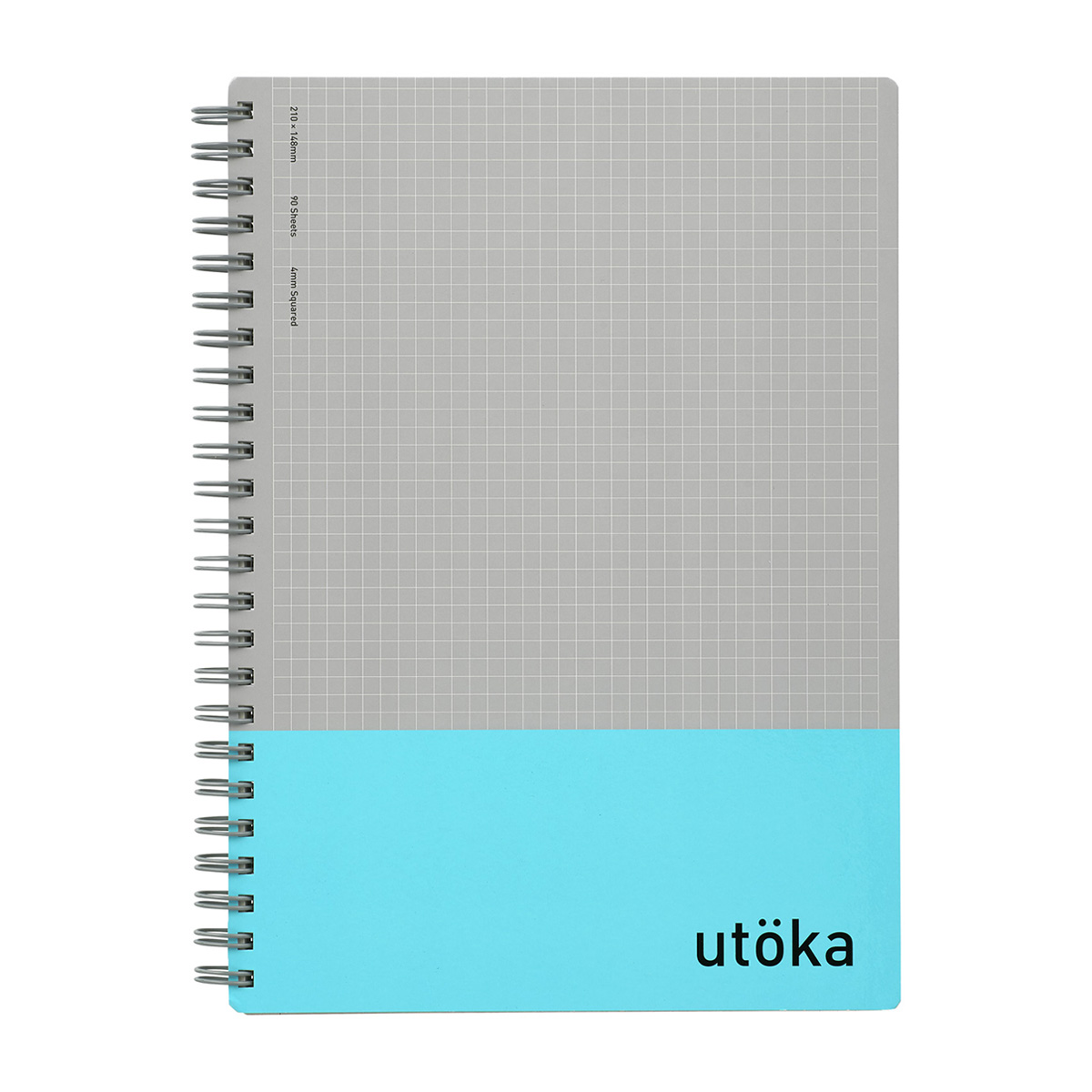 マルマン　Ａ５　ノート　ウトカ　ライトブルー９０枚