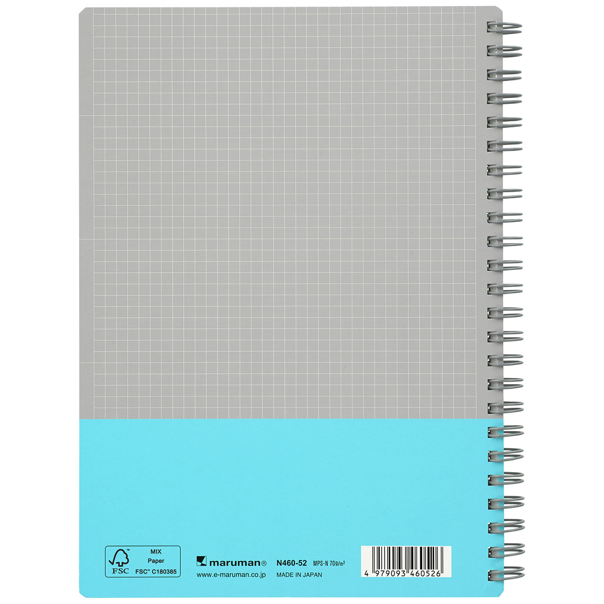 マルマン　Ａ５　ノート　ウトカ　ライトブルー９０枚