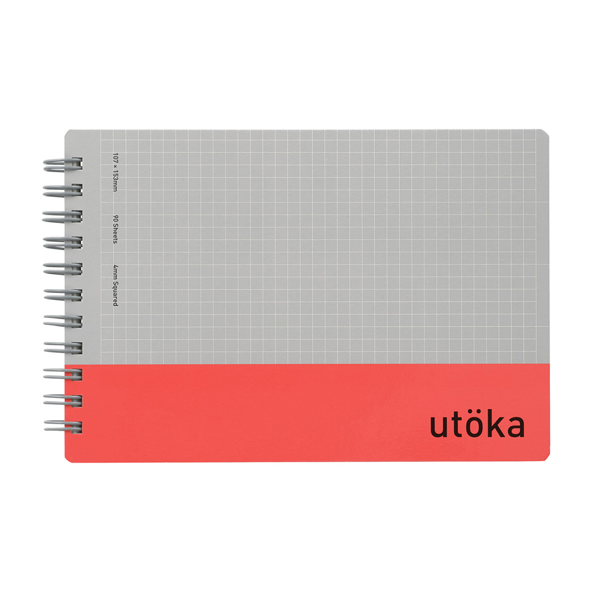 マルマン　ポケットサイズノート　ウトカ　レッド　９０枚