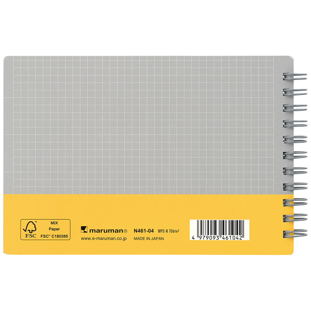 マルマン　ポケットサイズノート　ウトカ　イエロー　９０枚