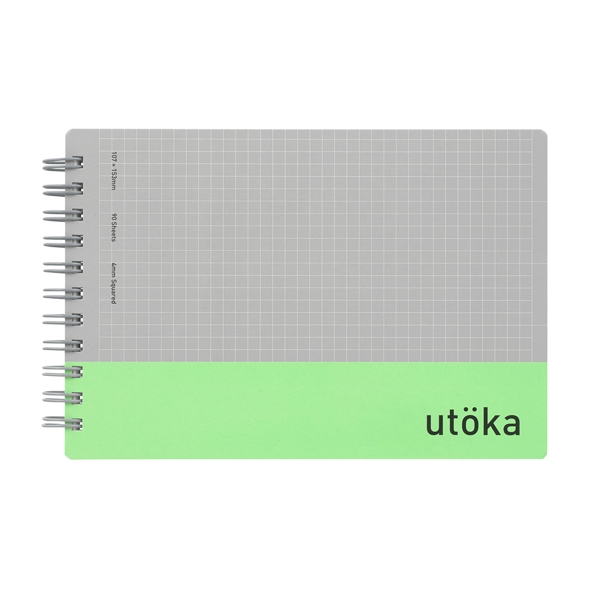 マルマン　ポケットサイズノート　ウトカ　ライトグリーン　９０枚
