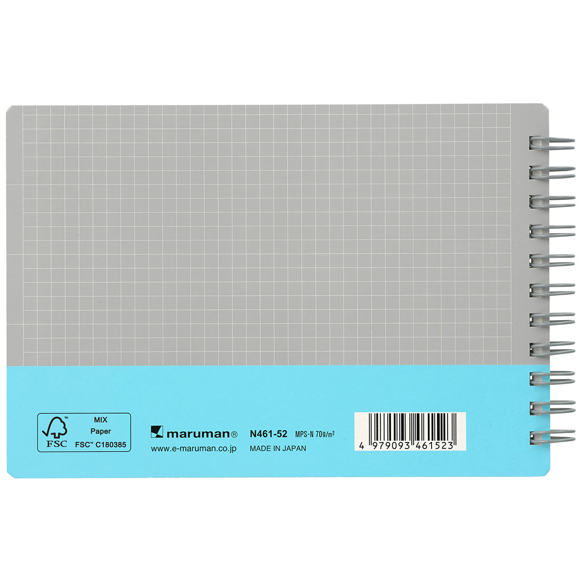 マルマン　ポケットサイズノート　ウトカ　ライトブルー　９０枚