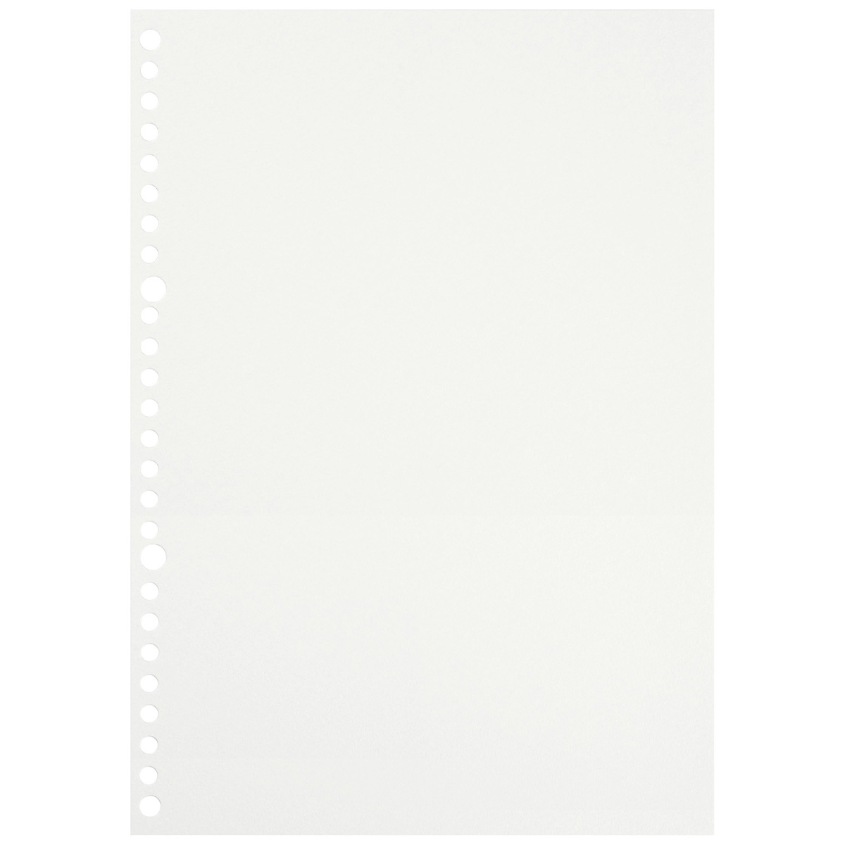 マルマン　Ｂ５　ルーズリーフ　画用紙リーフ　１５枚