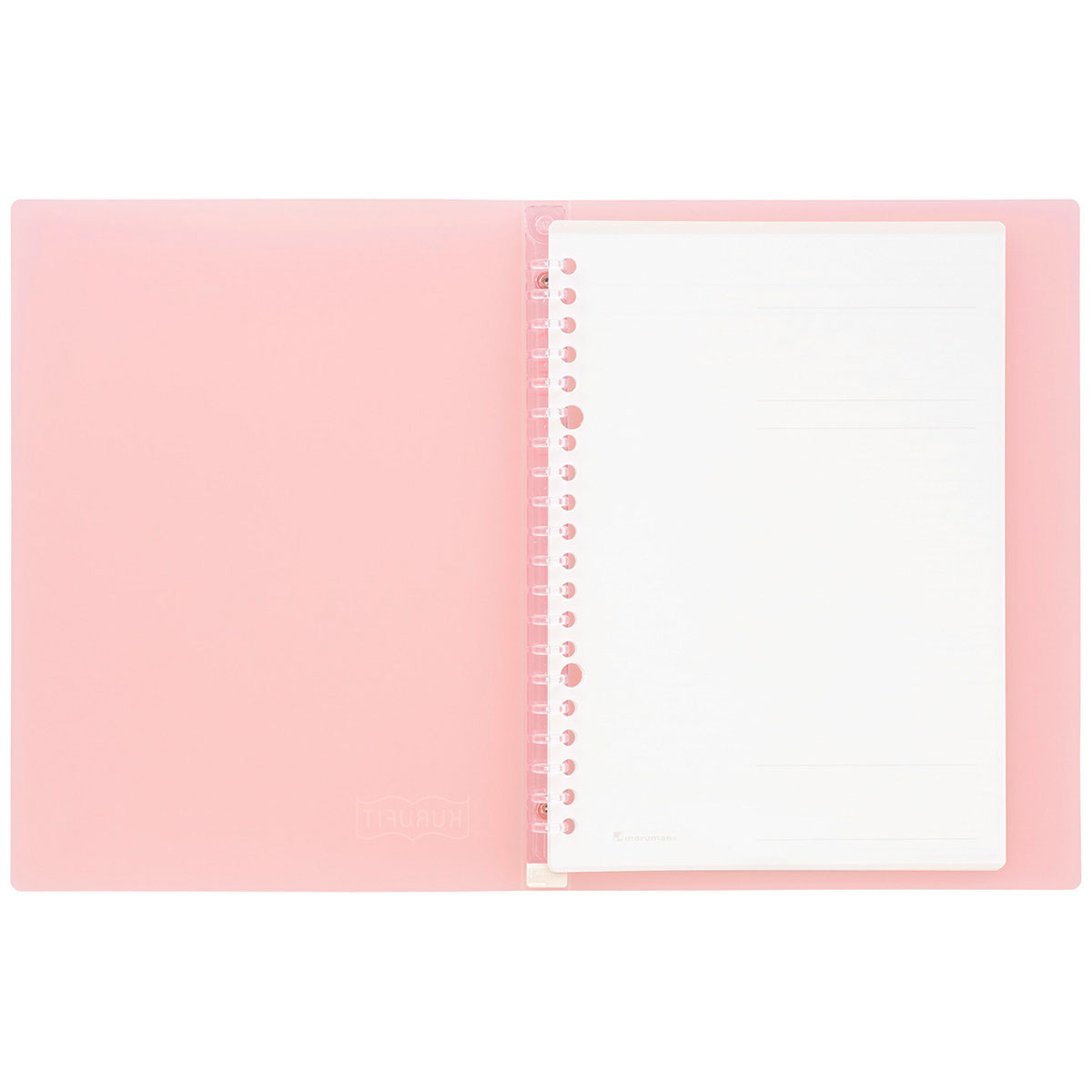 マルマン　Ａ５　バインダー　クルフィット　Ｌピンク