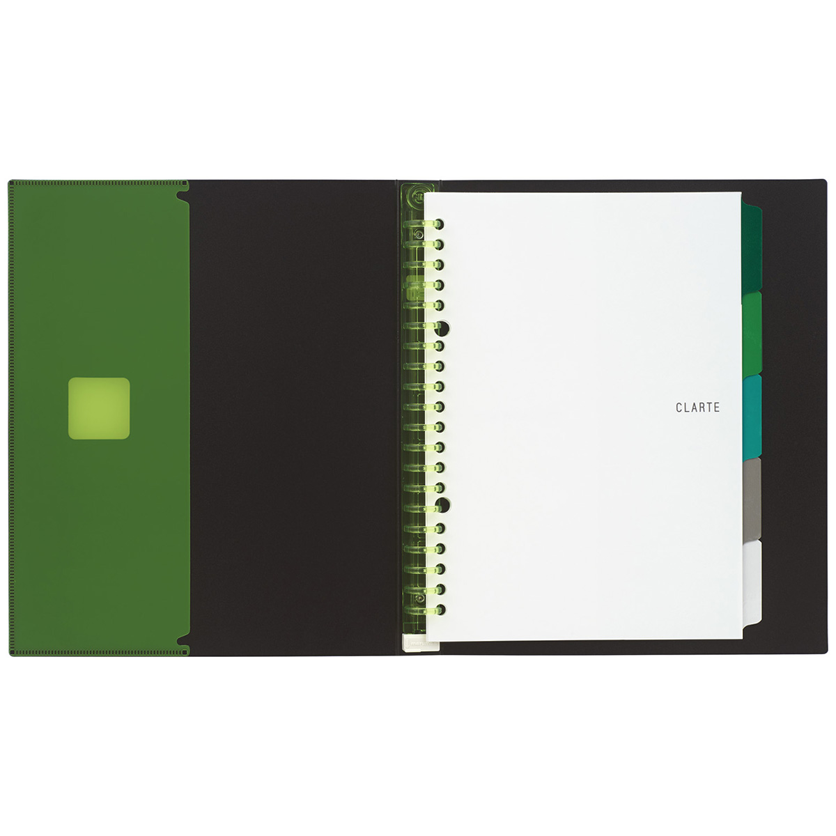 マルマン　Ａ５　バインダー　クラルテ　グリーン