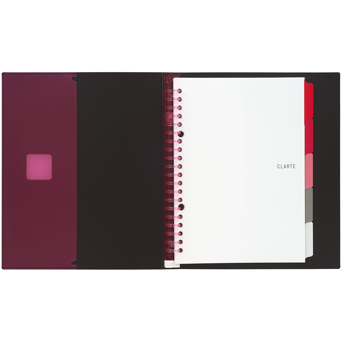 マルマン　Ａ５　バインダー　クラルテ　ピンク