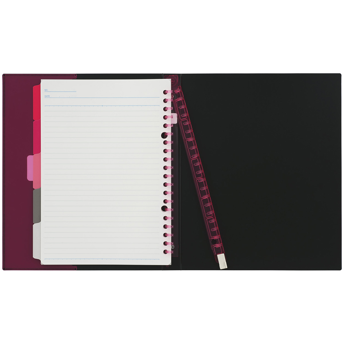 マルマン　Ａ５　バインダー　クラルテ　ピンク