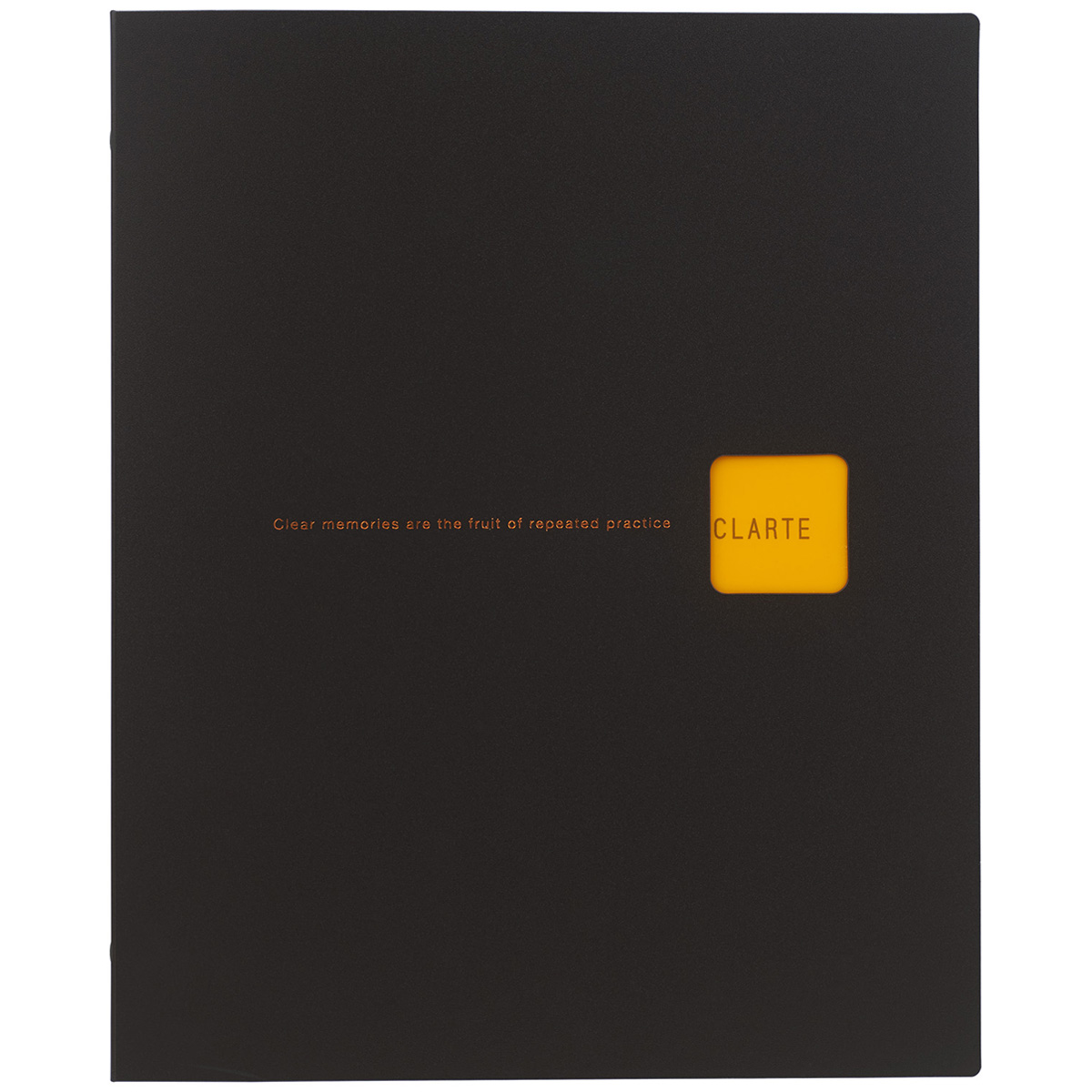 マルマン　Ａ５　バインダー　クラルテ　オレンジ