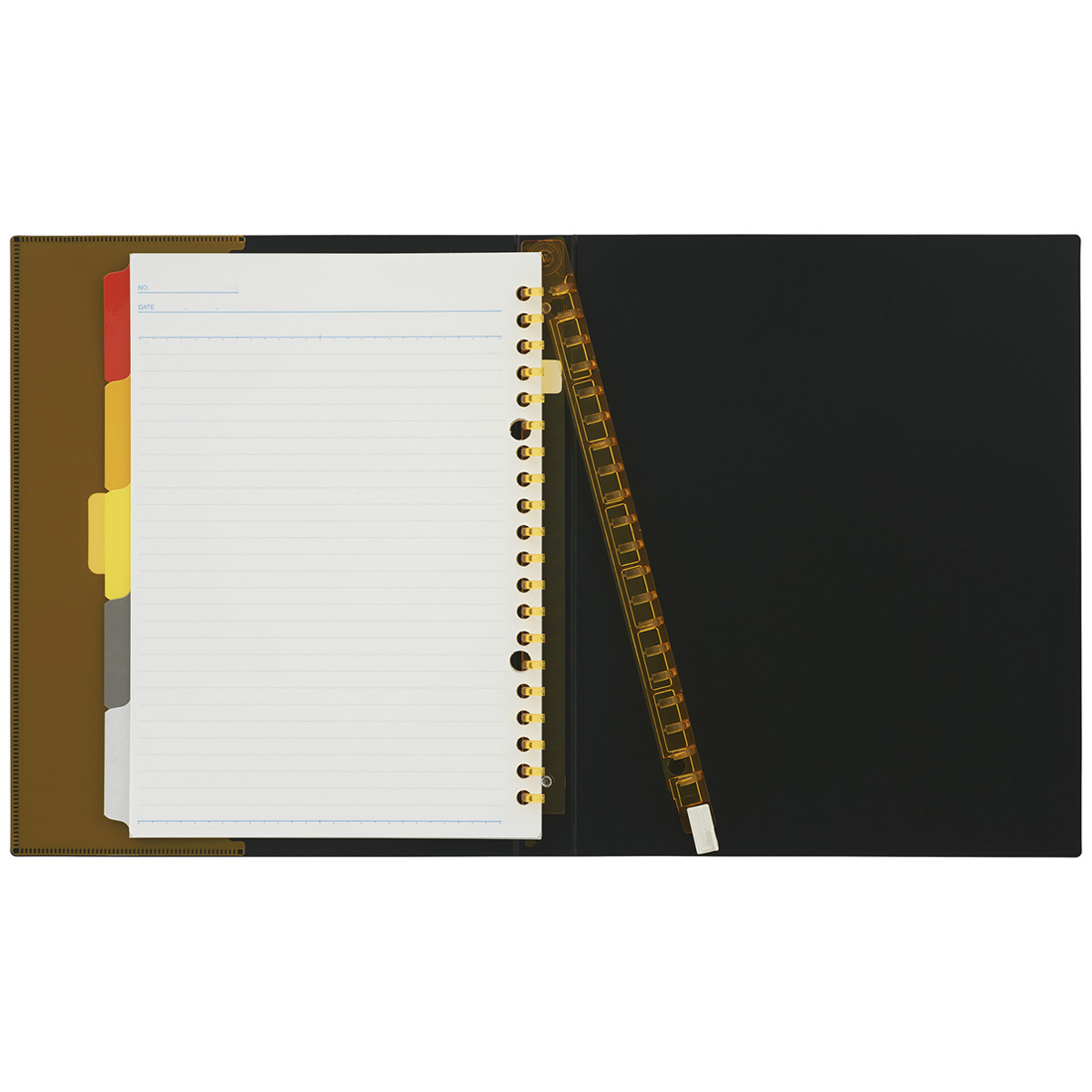 マルマン　Ａ５　バインダー　クラルテ　オレンジ