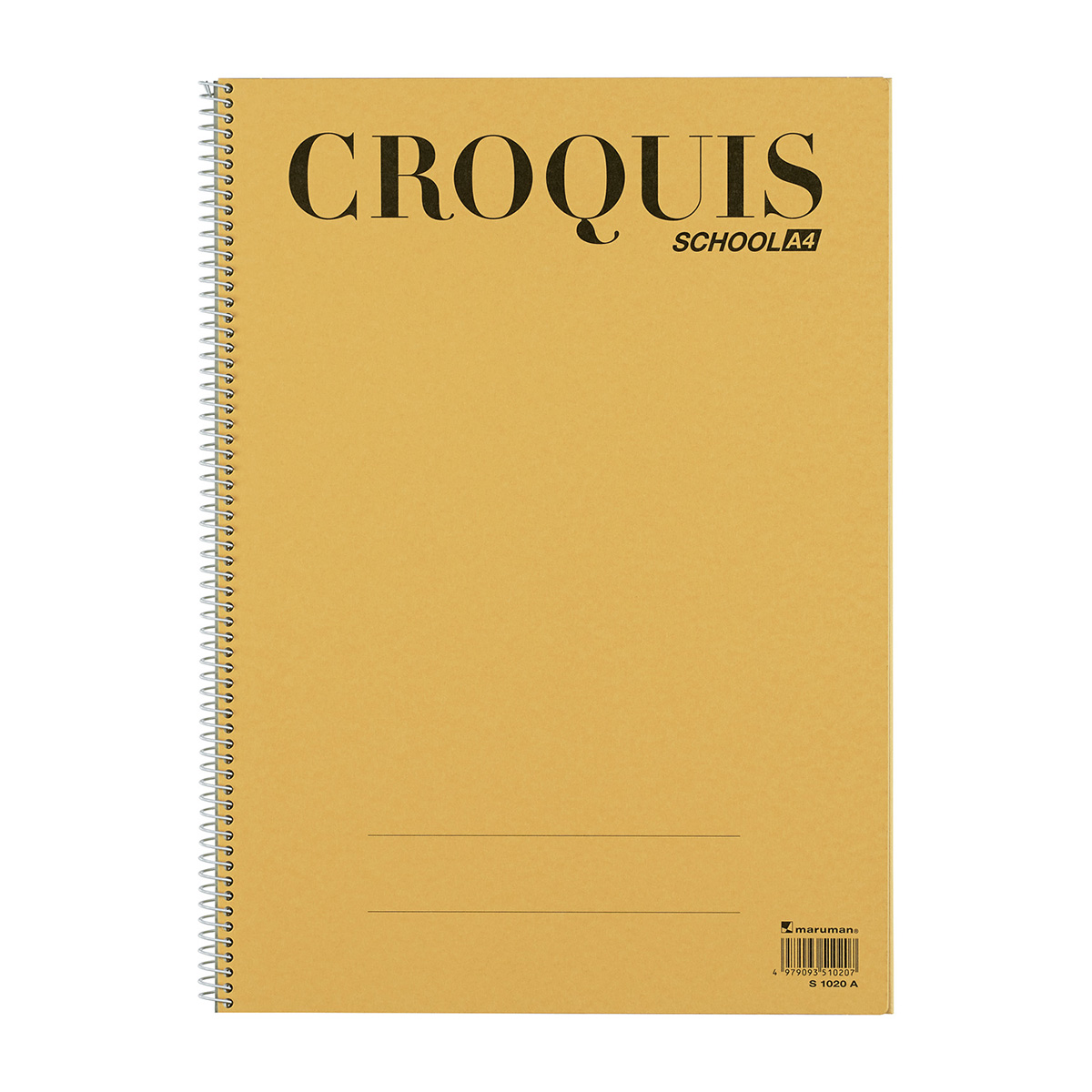 マルマン　スクール用クロッキーブック　クリームコットン紙　Ａ４　４０枚