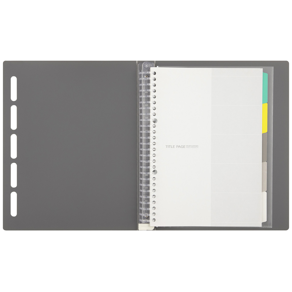 マルマン　Ｂ５　バインダー　クラルテ　グレー