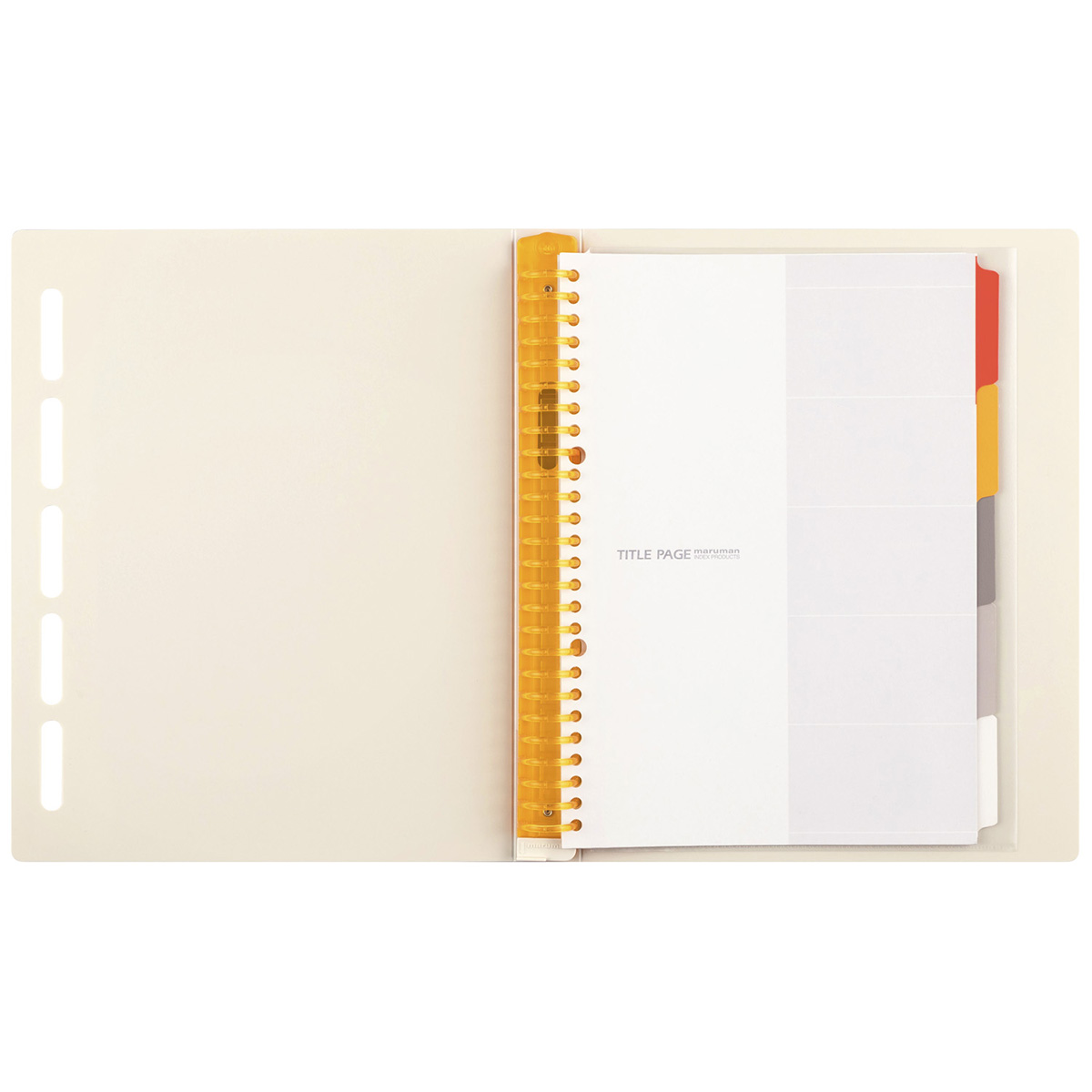 マルマン　Ｂ５　バインダー　クラルテ　アイボリー